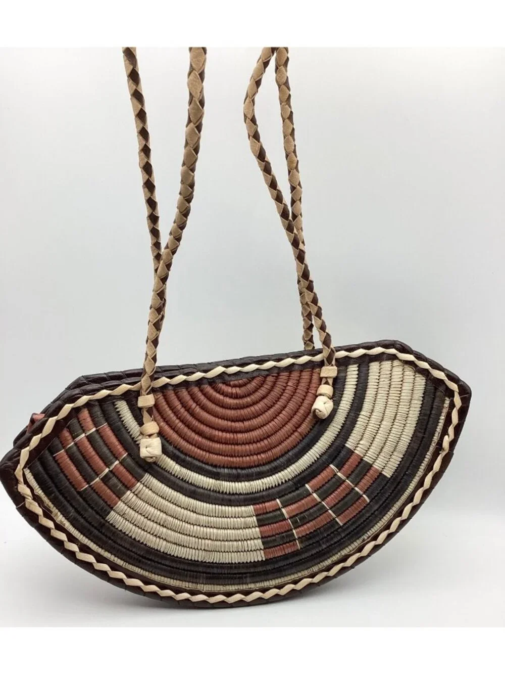 African Burkina Hand Crafted Shoulder Bag-RARE NOS